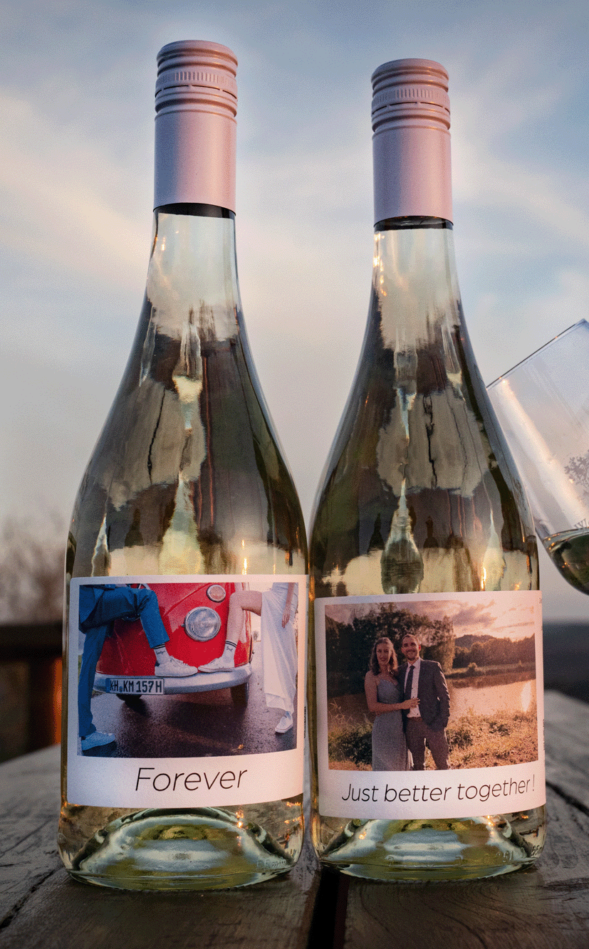 Secco mit personalisiertem Etikett